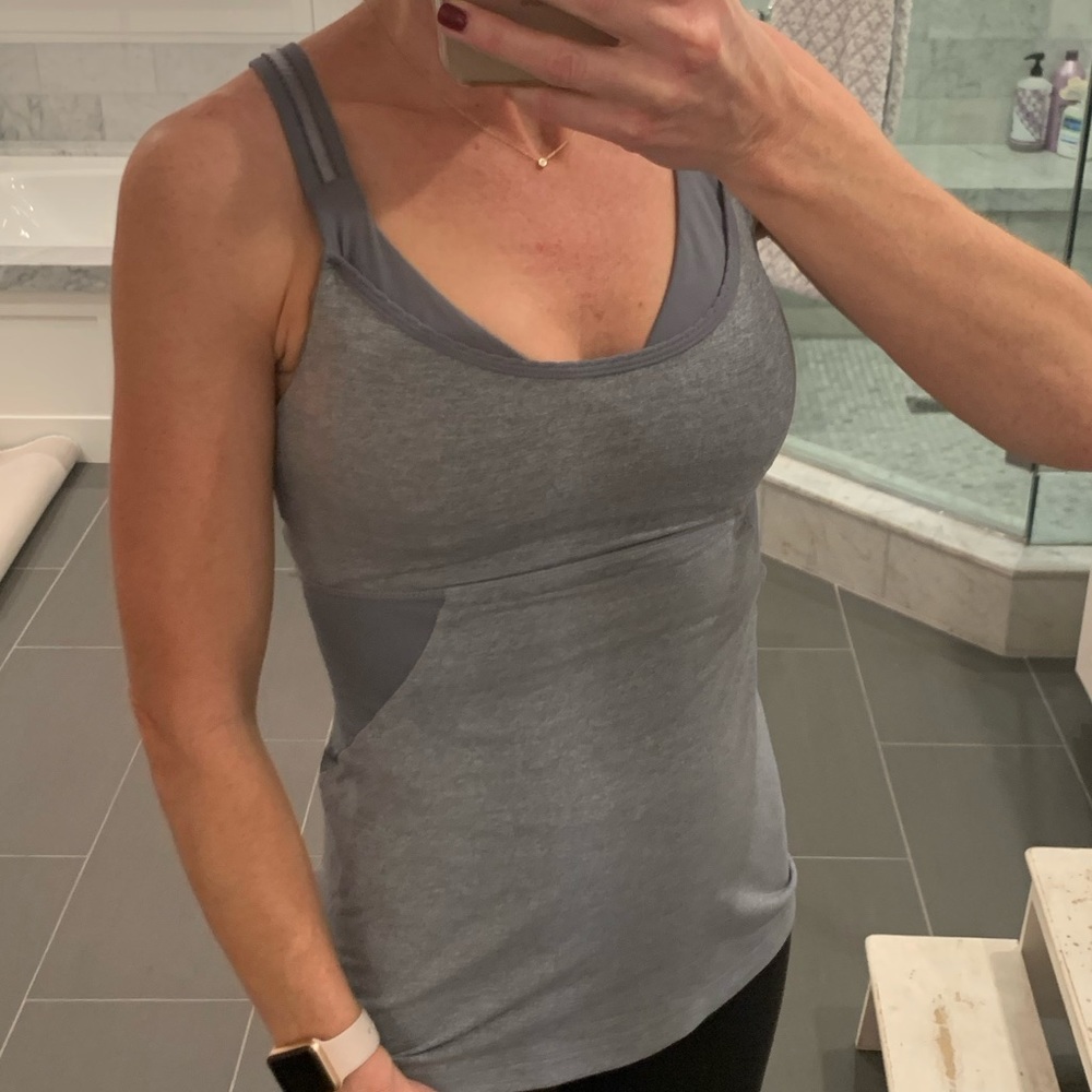 Lululemon Women’s Tank with Built-in Bra.